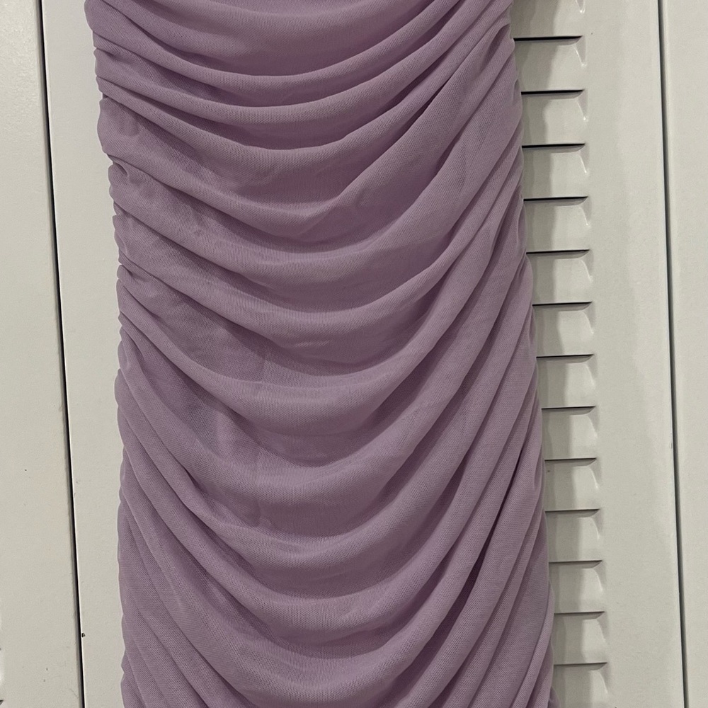 NEW Princess Polly Hopeless Romantic Mesh Ruched Mini Dress